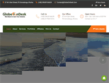 Tablet Screenshot of globeondesk.com